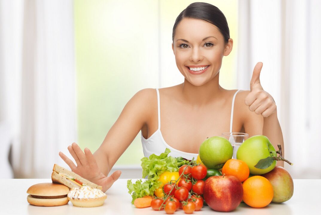 Healthy nutrition is shown to women for the treatment and prevention of cystitis